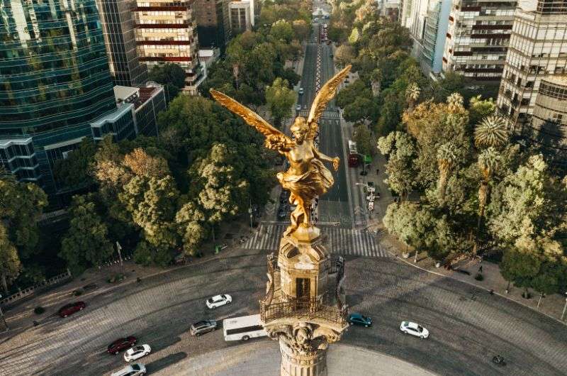 The Angel of Independence in Mexico City