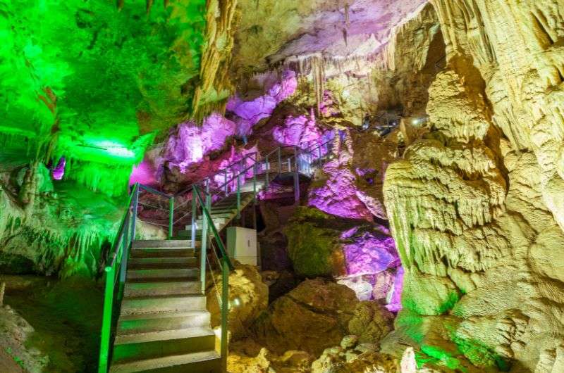 The Cave of Colours, Canyon Sumidero in Mexico