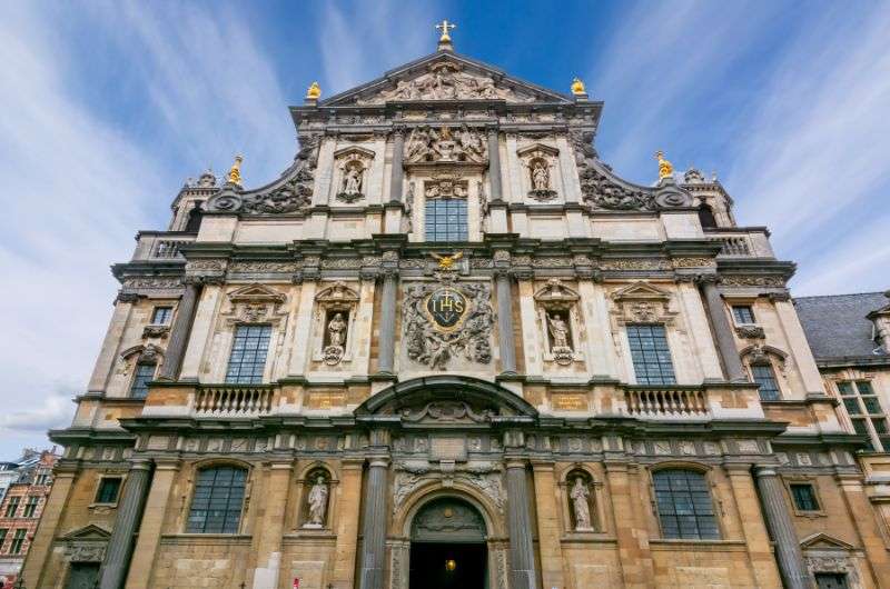 The Saint Charles Borromeo Church in Antwerp, Belgium