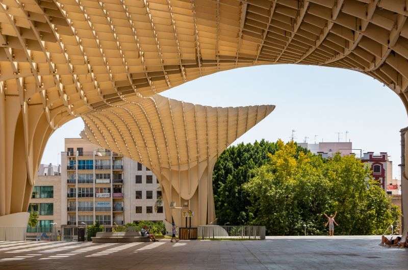 The mushrooms in Sevilla, Spain