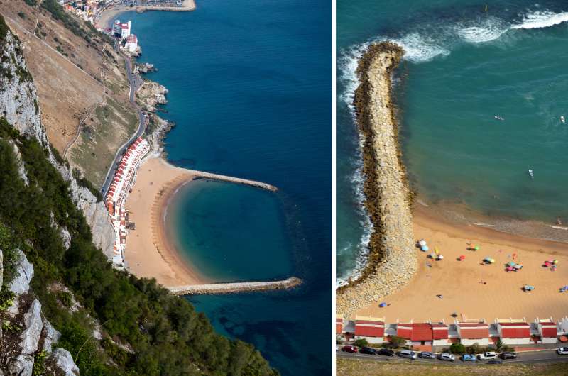 Sandy Bay, best beach in Gibraltar