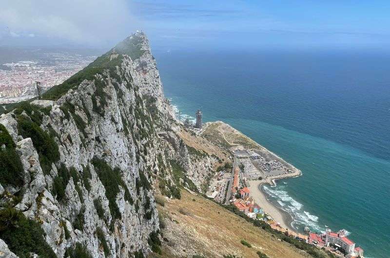 The Rock of Gibraltar view
