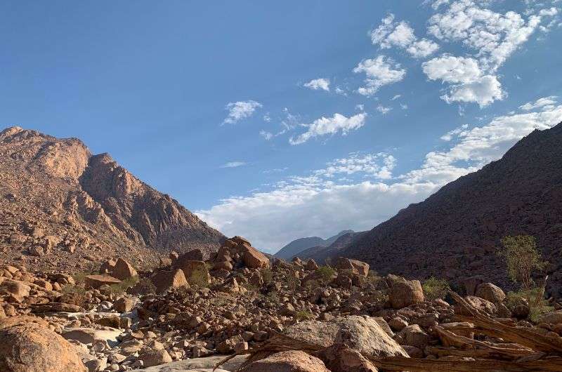 Mt. Brandberg and Königstein in Namibia