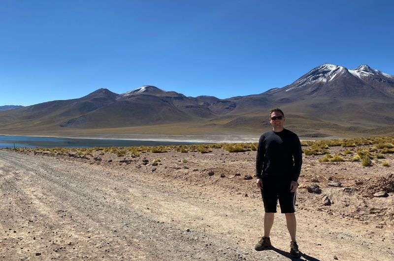A tourist on a hike in Chile, photo by Next Level of Travel