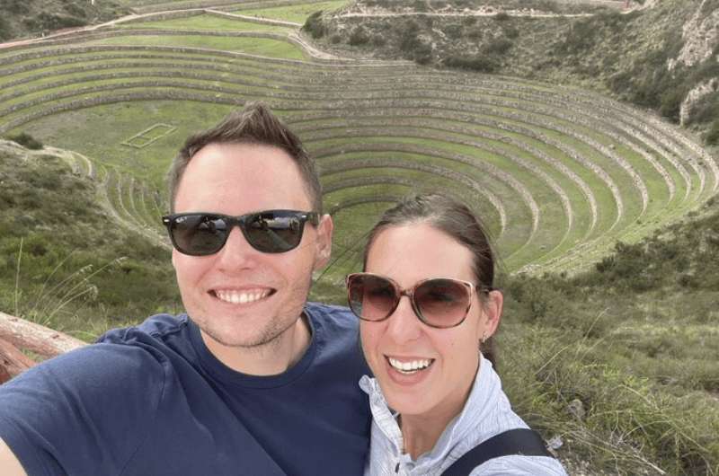 Tourists travelling in Peru