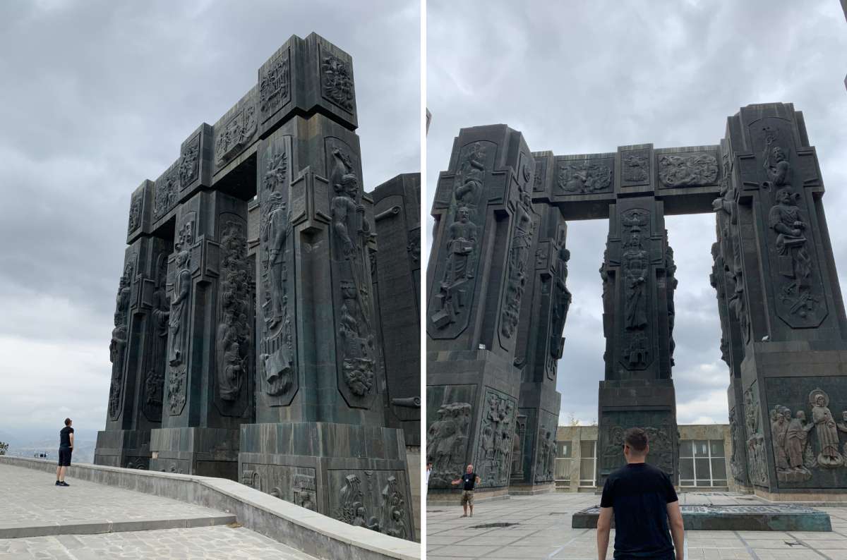  a collage of photos from the epic Chronicles of Georgia, Tbilisi, photo by Next Level of Travel