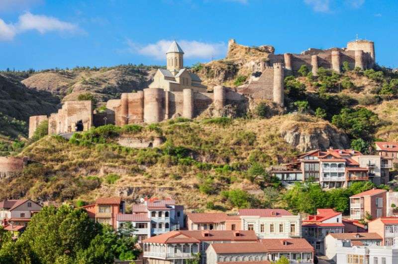 Narikala Fortress in Tbilisi, Georgia