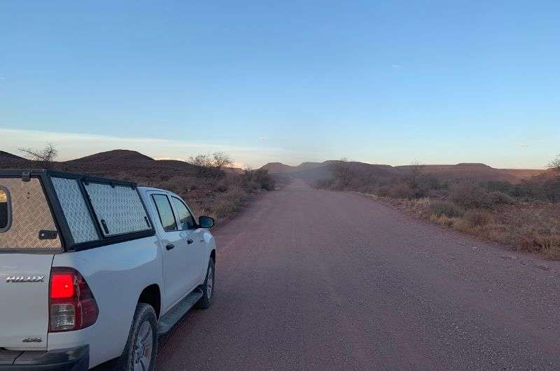 Travelling in Namib Naukluft National Park, Namibia