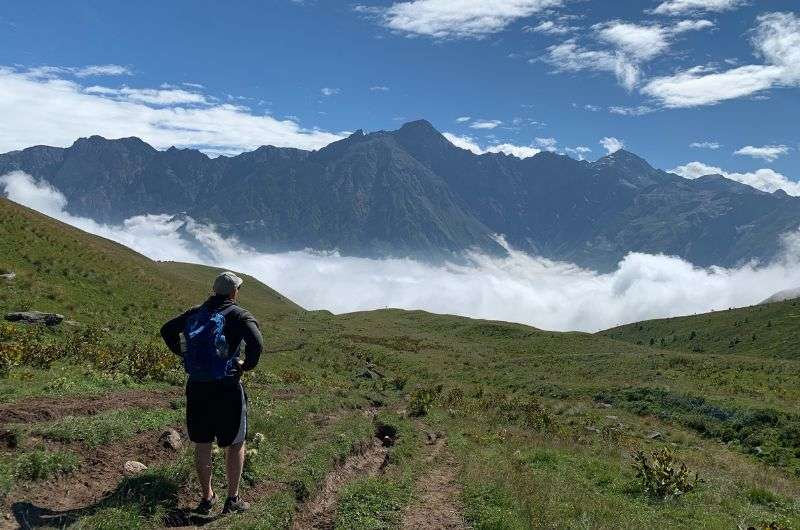 Finding a hotel in Kazbegi, Georgia