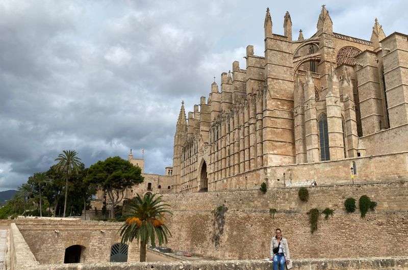 Karin at the La Seu Cathedral