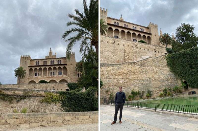 Me in front of The Royal Palace of La Almudaina 