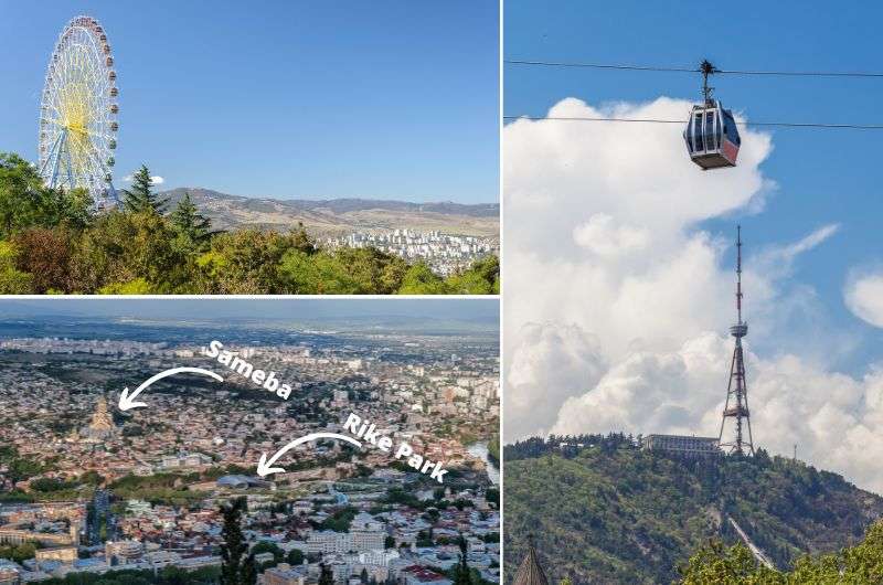 Mtatsminda Park views, Tbilisi itinerary 