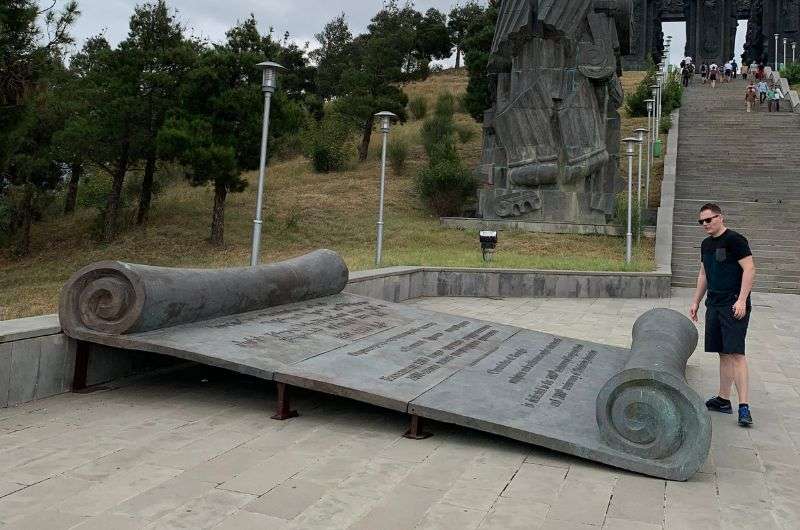 Visiting the Chronicle of Georgia in Tbilisi, photo by Next Level of Travel