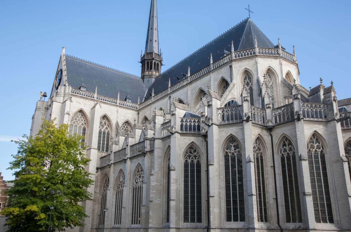 a photo of the outside of St. Peter’s Church, Antwerp, Belgium