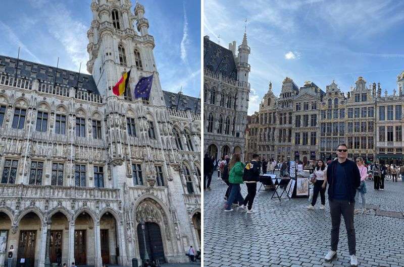 Visiting Grand Place and the Townhall in Brussels—Belgium itinerary