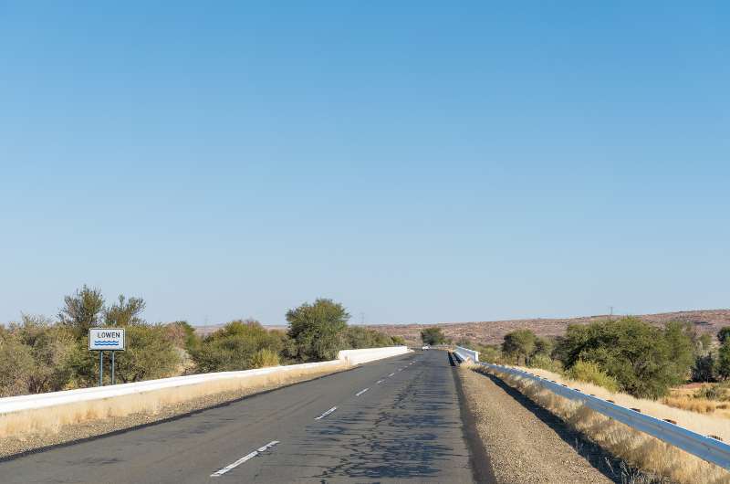 A drive to Keetmanshoop in Namibia