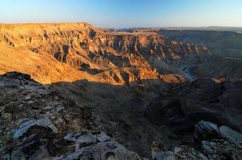 Fish River Canyon viewpoint in Namibia