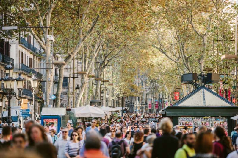 La Rambla in Barcelona—Barcelona itinerary