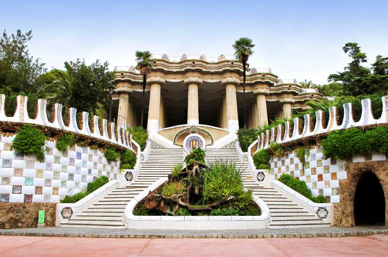 Park Güell in Barcelona, Spain