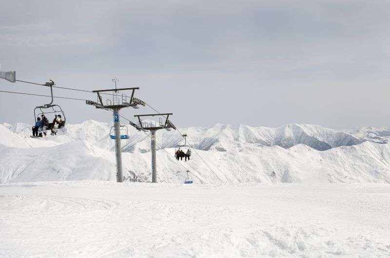 Gudauri ski resort in Georgia