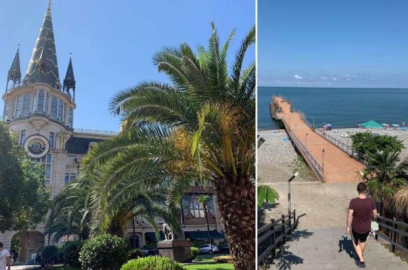 The city of Batumi in Georgia