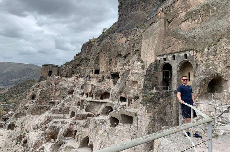 Visiting Vardzia Monastery in Georgia