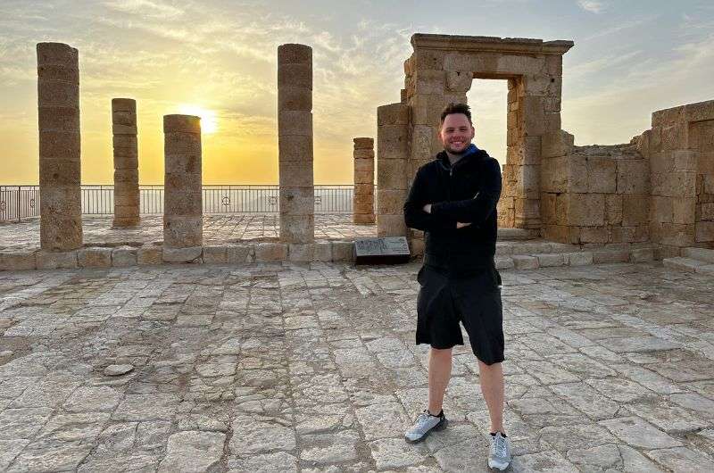 A tourist in Israel