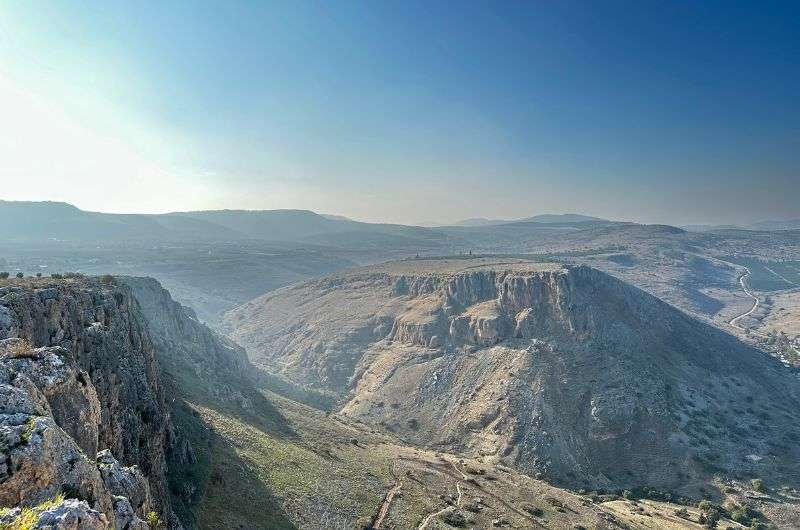 The view of Arbel in Israel