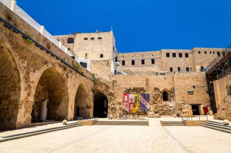 Knights Hall in Akko in Israel