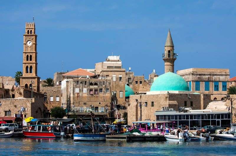 The Old Town Akko in Israel