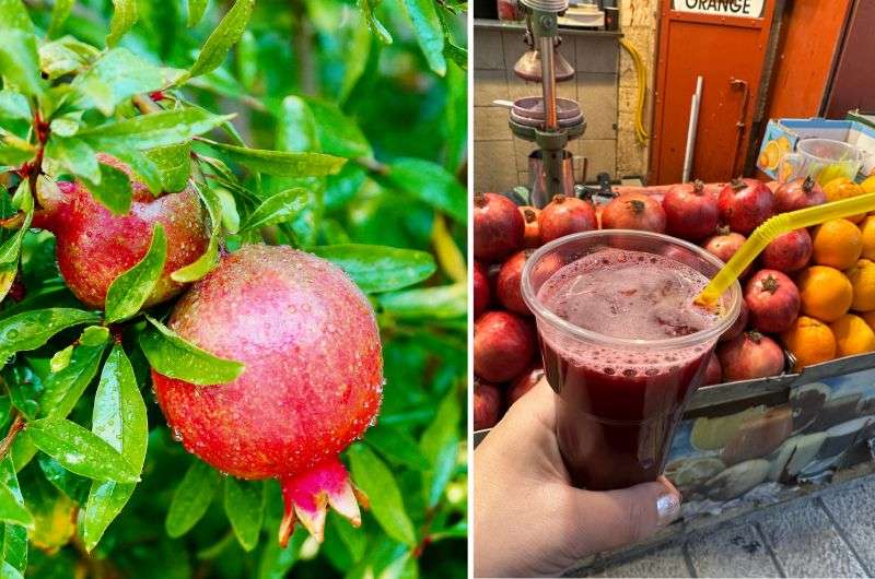 Pomegranate fresh—Israeli cuisine