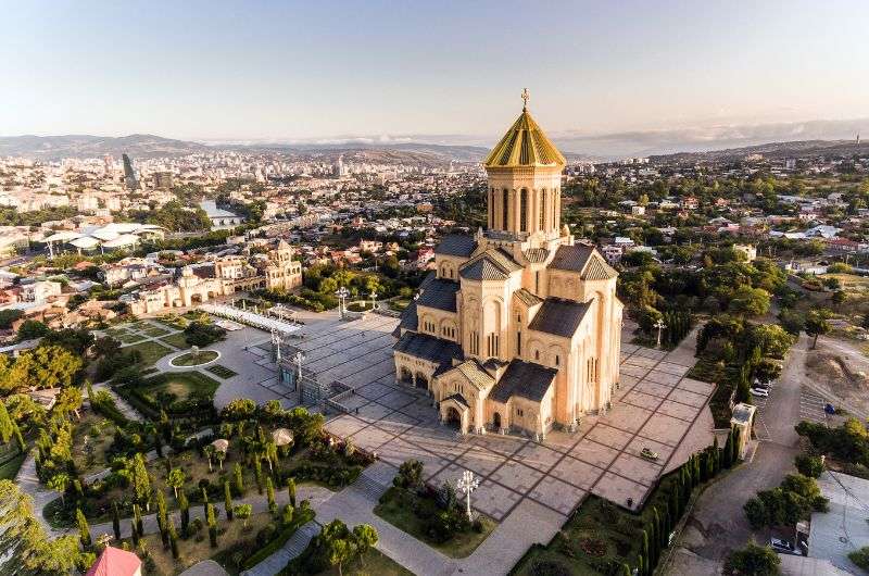 Holy Trinity Cathedral in Tbilisi, Georgia