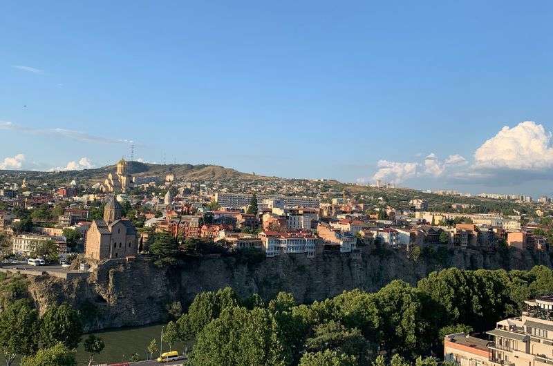 Tbilisi’s Old Town view in Georgia