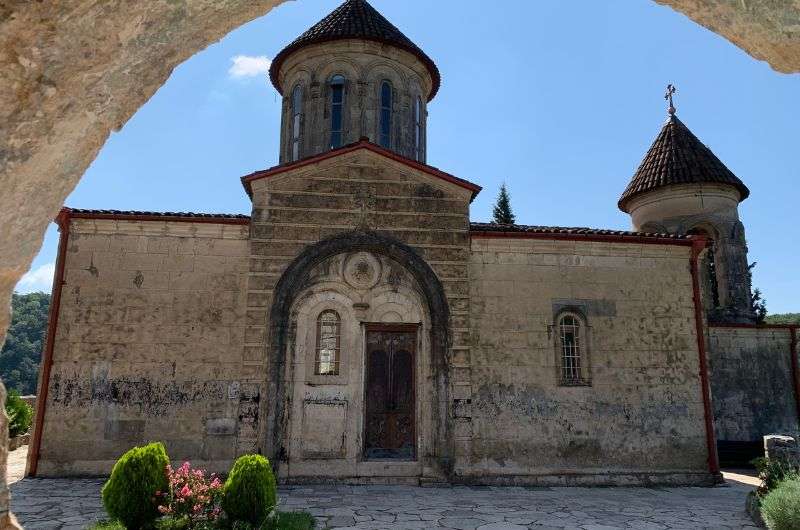 One of the building at Gelati Monastery complex, the best place to visit in Kutaisi, Georgia