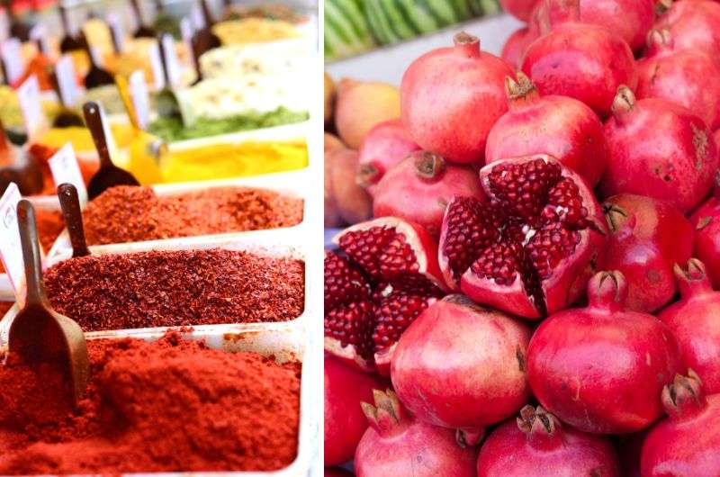 Food in Carmel Market, Israel