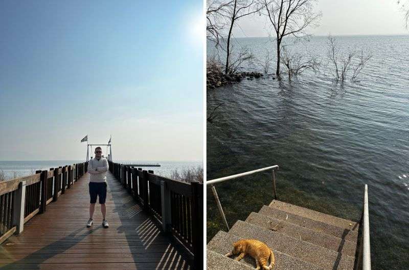 Capernaum lake in Israel 