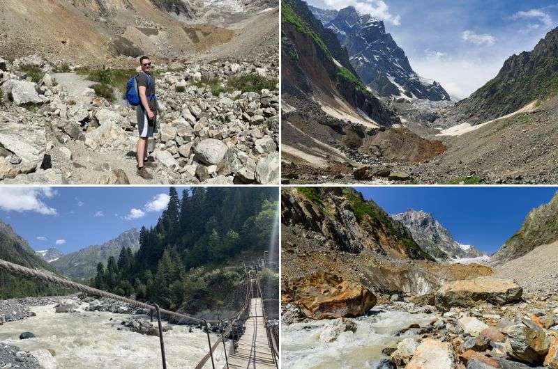 Hike to Chalaadi Glacier near Mestia, Georgia