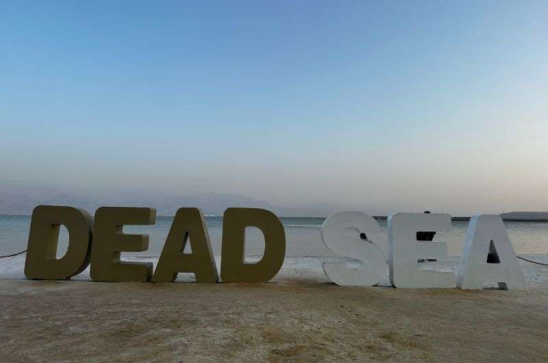 Visiting Dead Sea in Israel