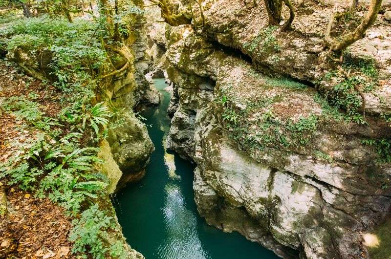 Martvili Canyon in Kutaisi, Georgia