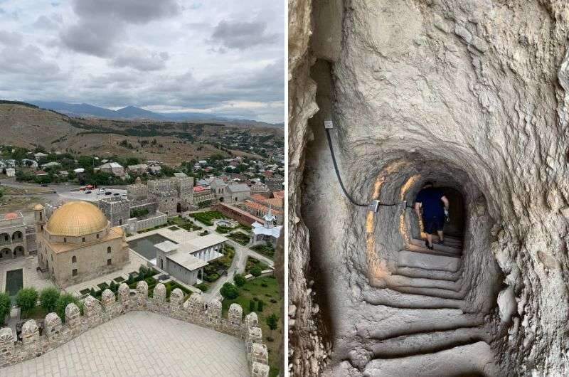 Rabati Fortress and Vardzia cave city in Georgia