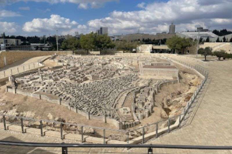 The archeological part of the Israeli Museum in Jerusalem