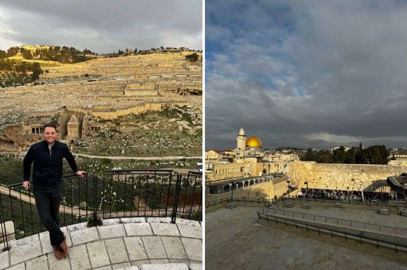 Visiting Mount of Olives in Israel