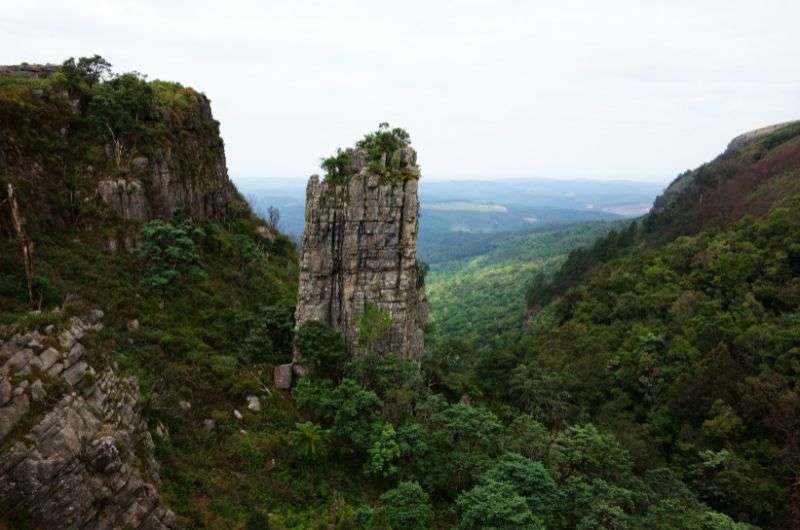 The Pinnacle Rock in South Africa