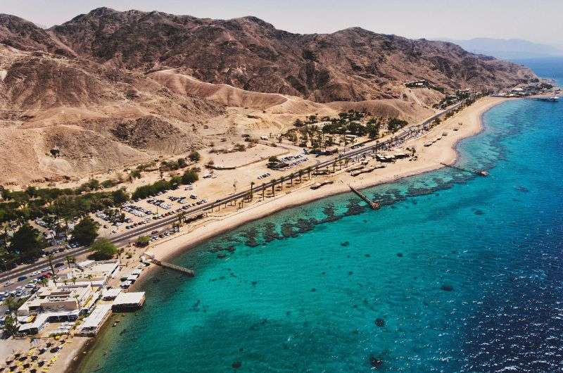 Coral Beach in Eilat, Israel