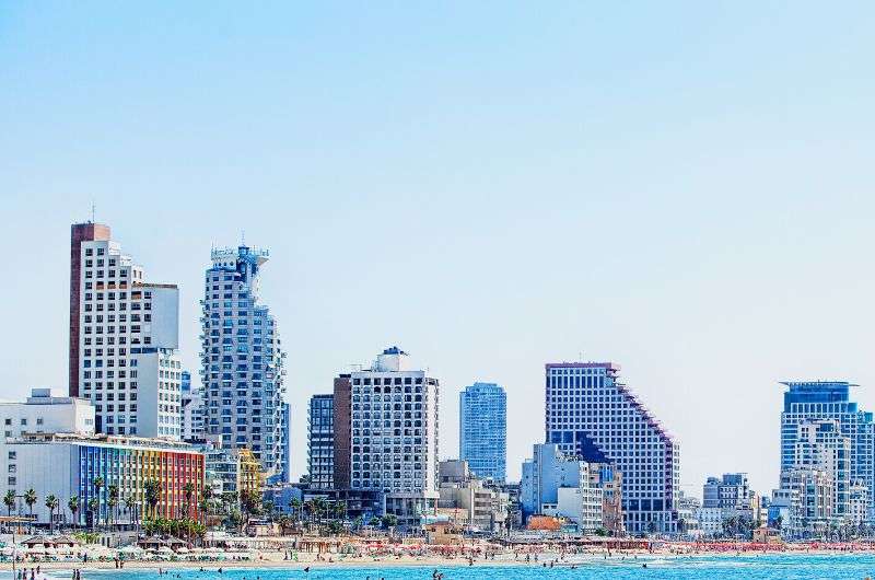 Frishman Beach in Tel Aviv, Israel