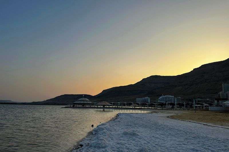 Kalia Beach in Dead Sea, Israel