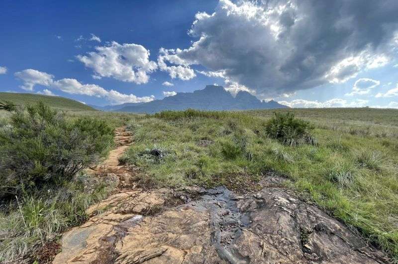 Champagne Valley hike in Drakensberg, South Africa