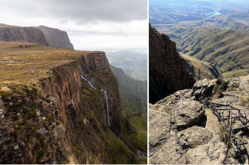 Hiking to the Tugela Falls in Drakensberg, South Africa