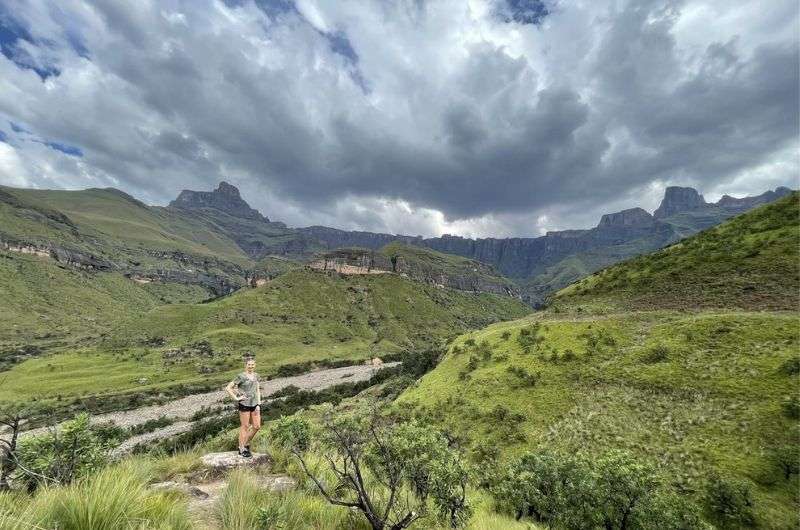 On the way to Tugela Gorge in Drakensberg, South Africa