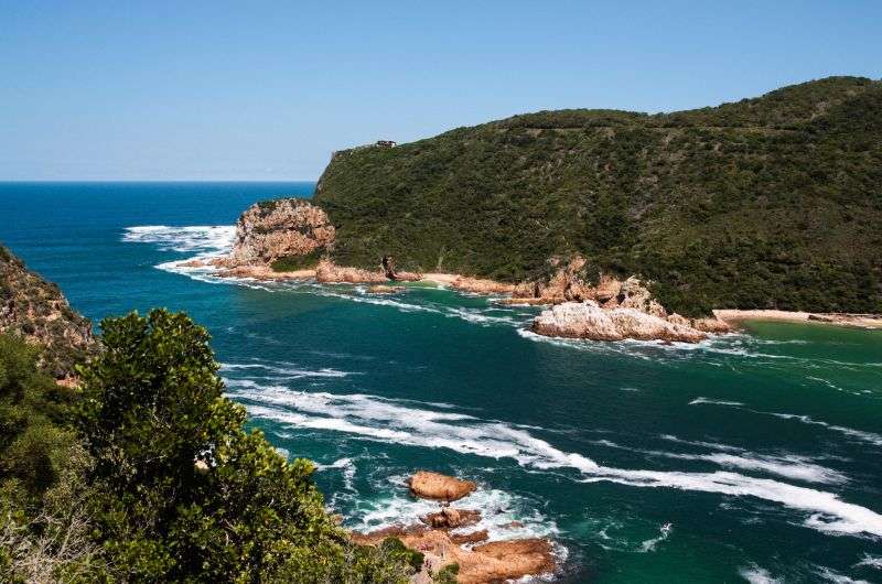 Knysna Heads on Garden Route in South Africa